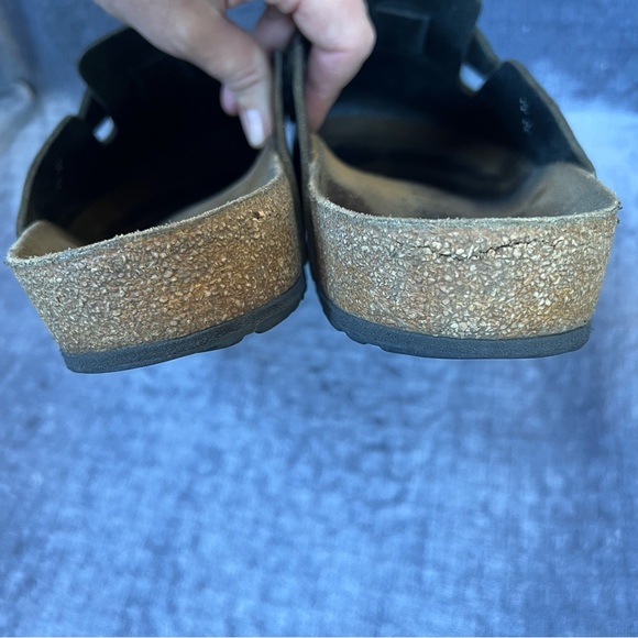 Birkenstock Boston Leather Clogs Black Men’s EU 46 US 13 Casual Comfortable - Picture 9 of 15